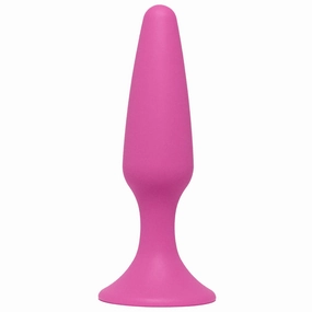 Hook N' Up Slimline Anal Plug - Pink