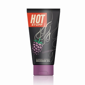 Hot Stuff Warming Oil, Blackberry, 6 fl. oz. (177 mL) Tube