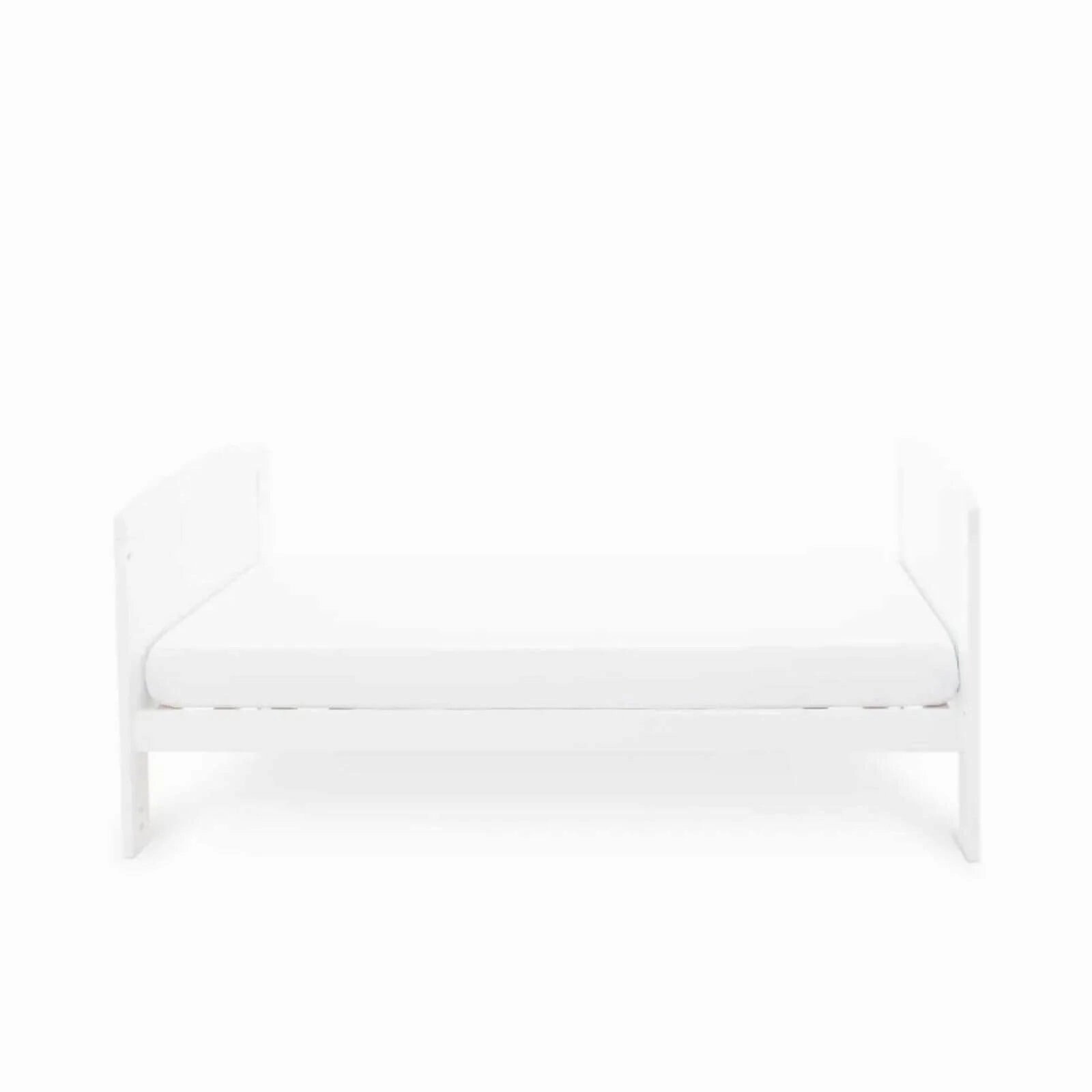 Ickle Bubba Coleby Classic Cot Bed White - Fibre Mattress