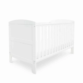 Ickle Bubba Coleby Classic Cot Bed White - Without Mattress