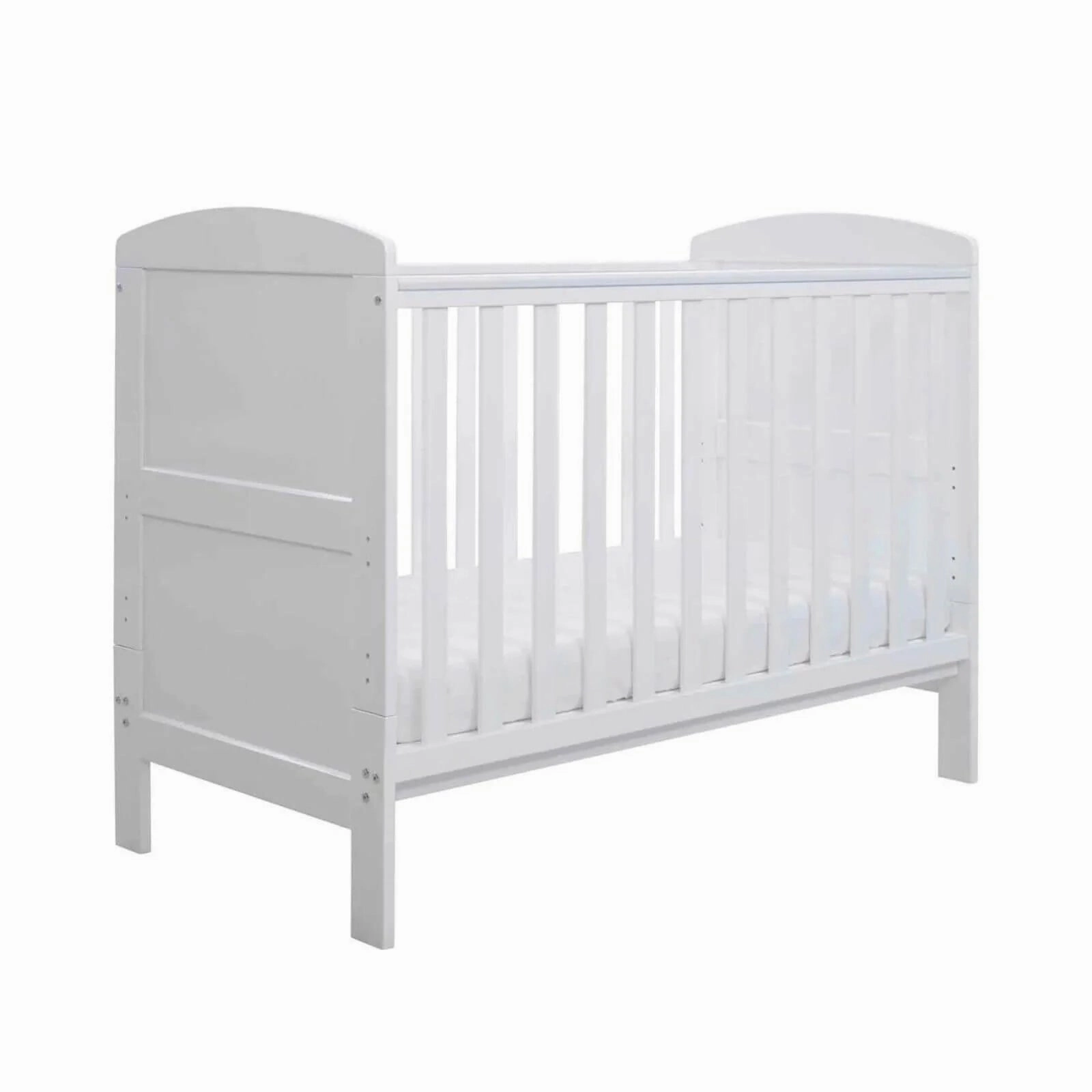 Ickle Bubba Coleby Mini Cot Bed White - Without Mattress
