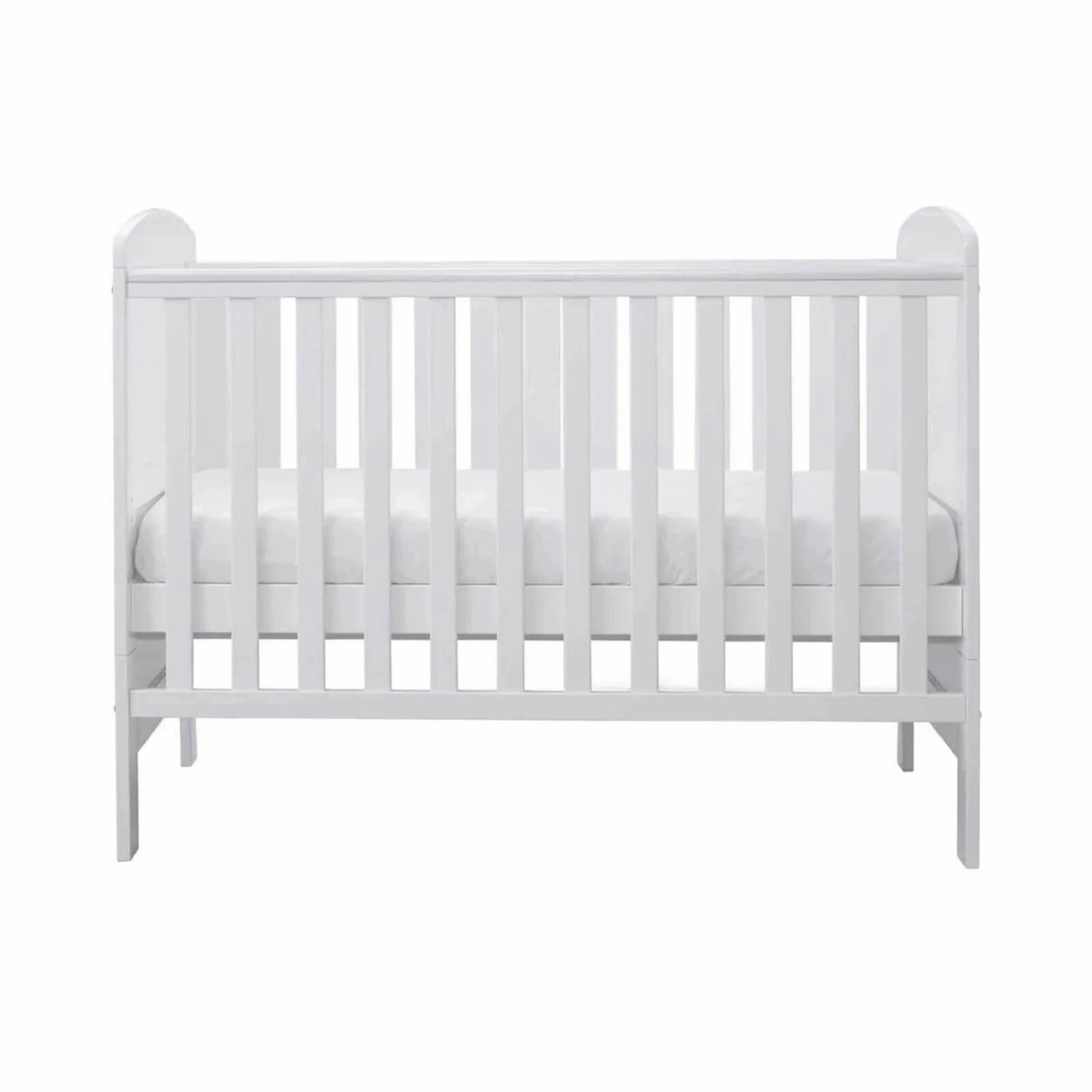 Ickle Bubba Coleby Mini Cot Bed White - Without Mattress