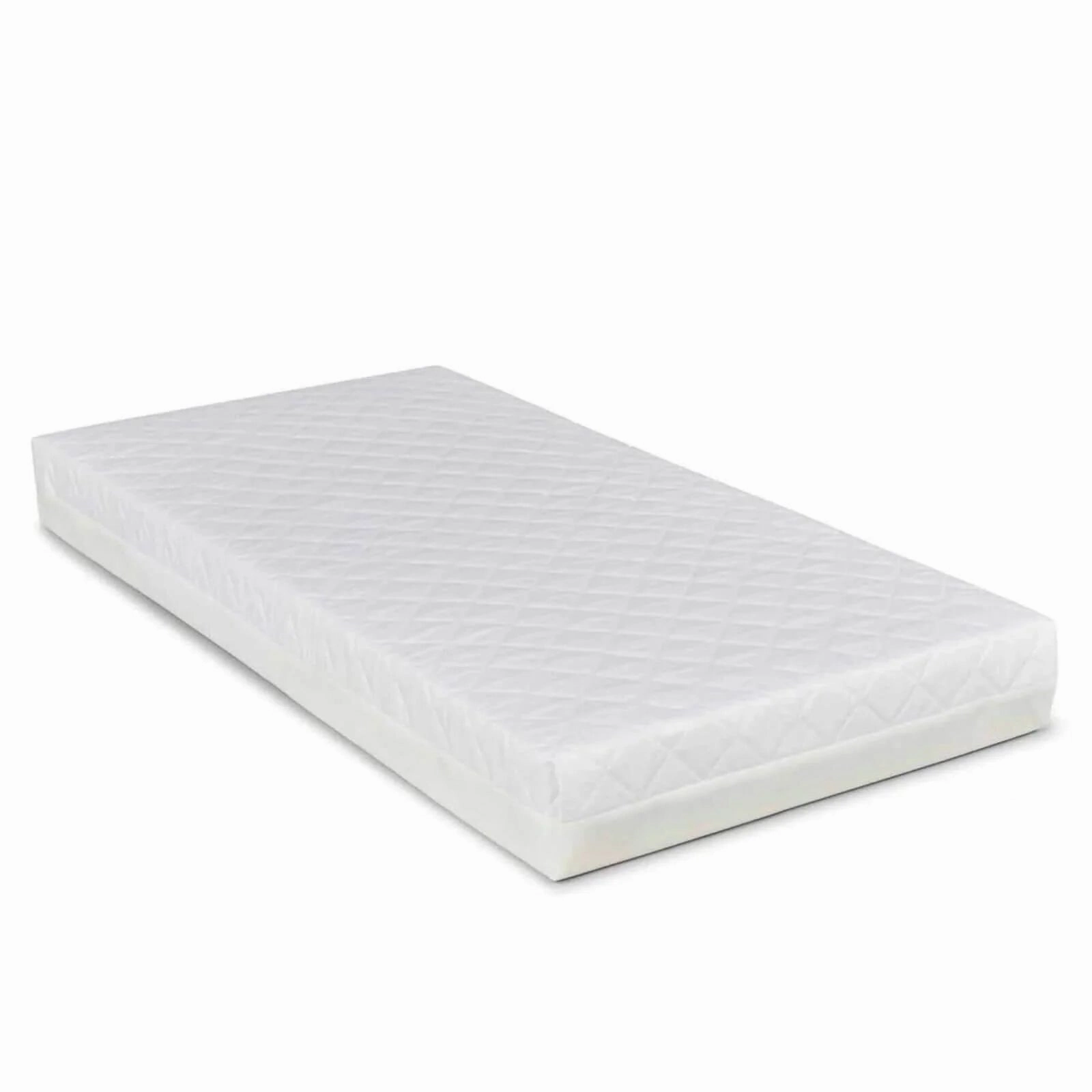 Ickle Bubba Coleby Scandi Cot Bed with Under Drawer Scandi White - Premium Sprung Mattress