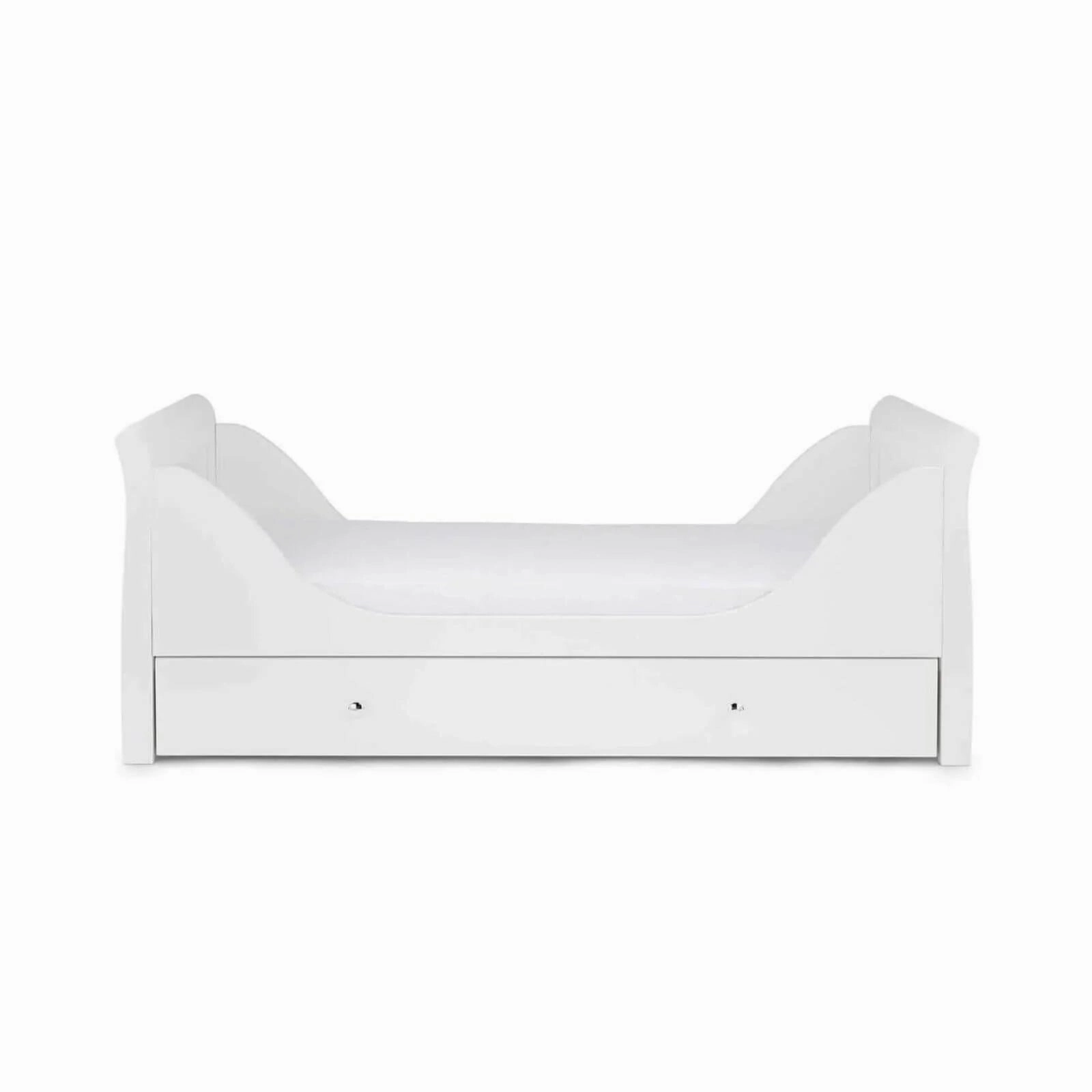Ickle Bubba Snowdon Classic Cot Bed White - Without Mattress