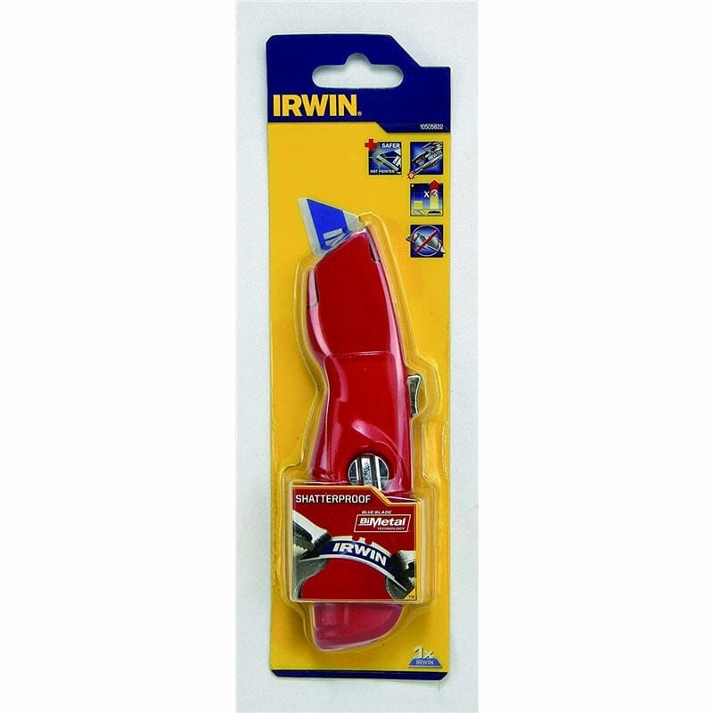Irwin Self-retracting Safety Utility Knife Red Fix (10505822)