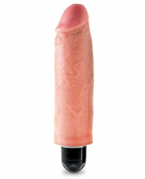 King Cock 6" Vibrating Stiffy - Flesh