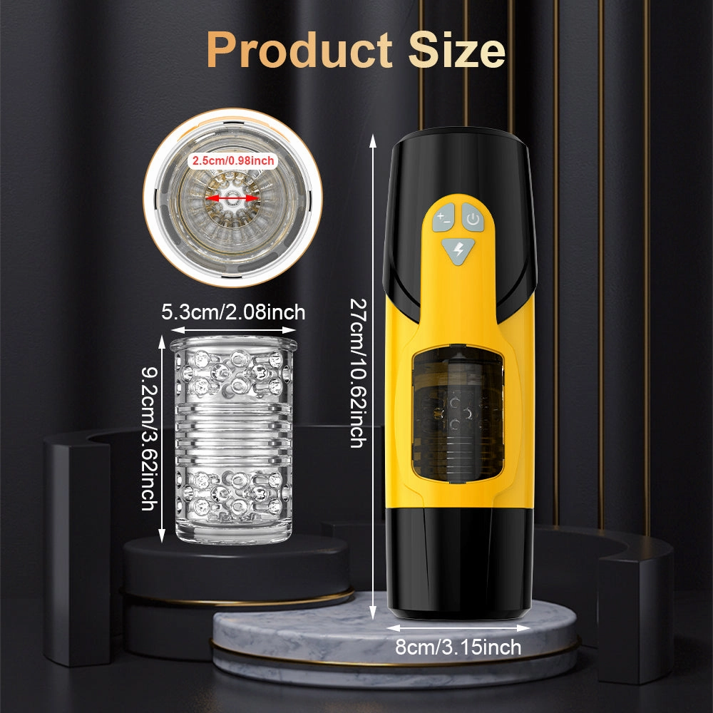 Knights - Automatic 360°Rotation Thrusting Piston Male Masturbator Cup