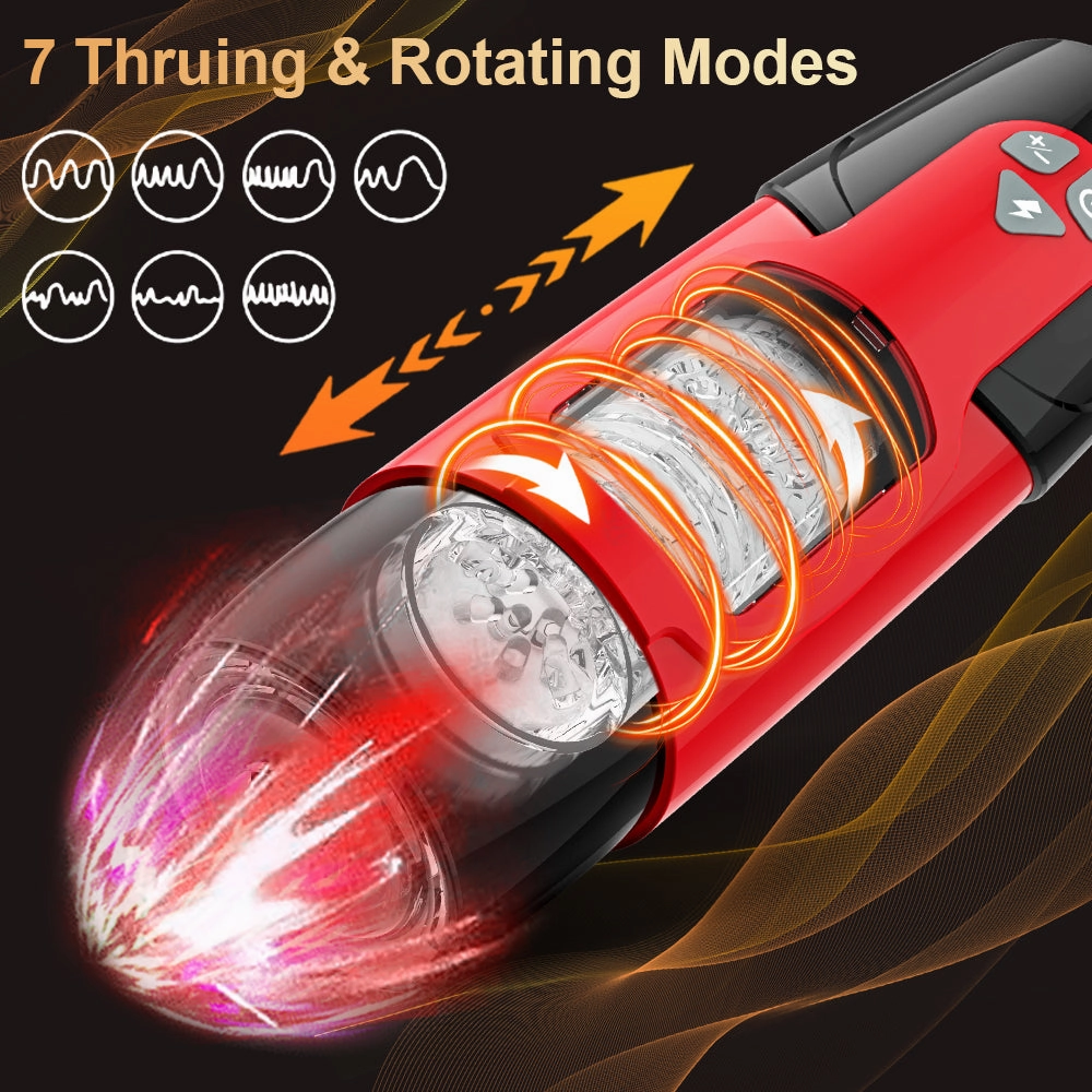 Knights - Automatic 360°Rotation Thrusting Piston Male Masturbator Cup