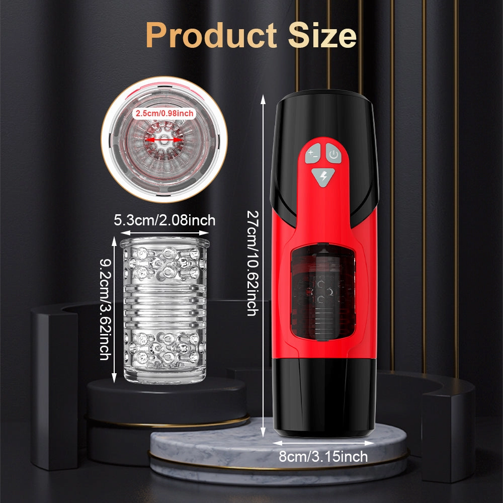 Knights - Automatic 360°Rotation Thrusting Piston Male Masturbator Cup