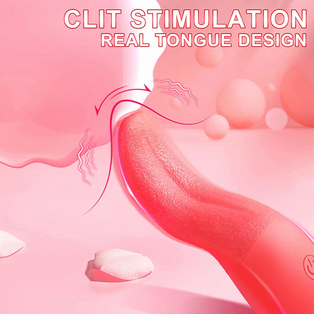 Lenga - 10 Modes Stimulator Tongue Clit Licking Vibrators G Spot Clitoral Nipple Vibrators