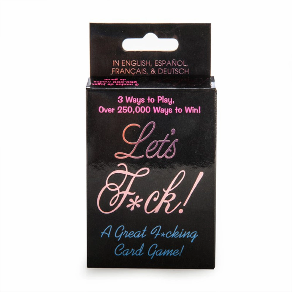 Let's Fuck! 3-In-1 Erotic Adult Card Game