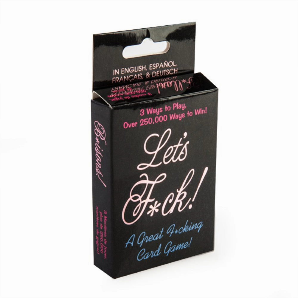 Let's Fuck! 3-In-1 Erotic Adult Card Game