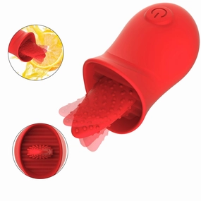 Lola-Clit Licking Tongue Rose Sex Toy Vibrator Stimulator for Women