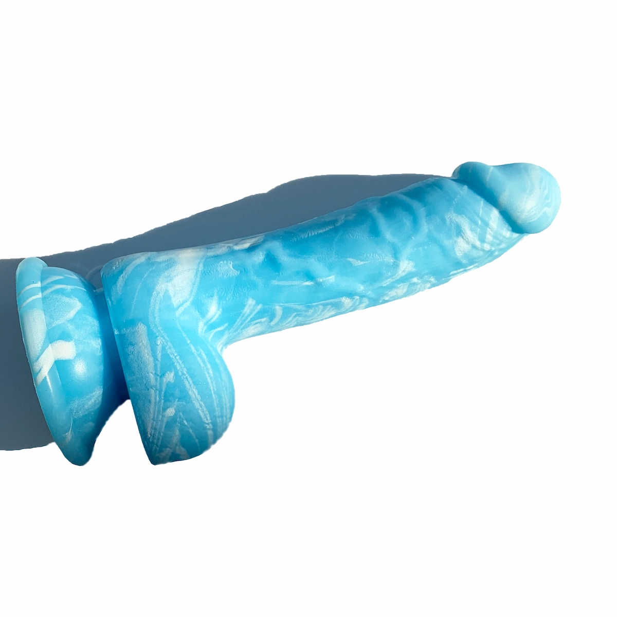 Luke Marbled Suction Dildo