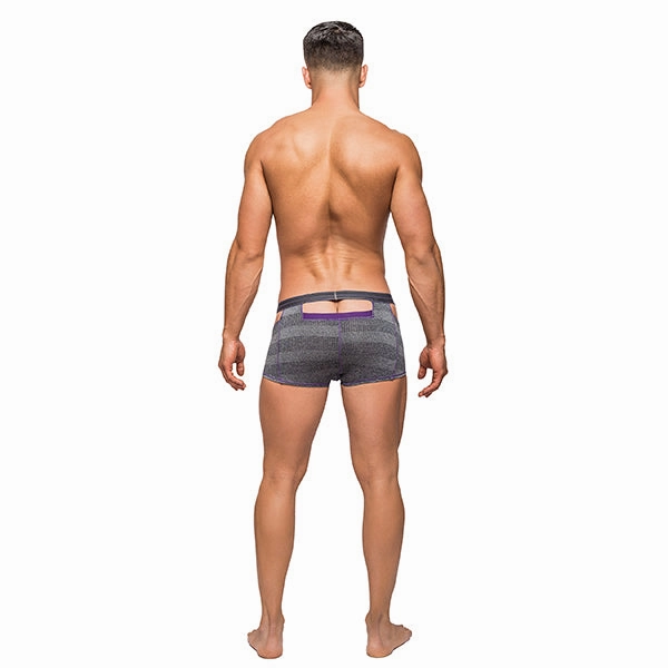 MALE POWER - HEATHER HAZE - CUTOUT SHORT