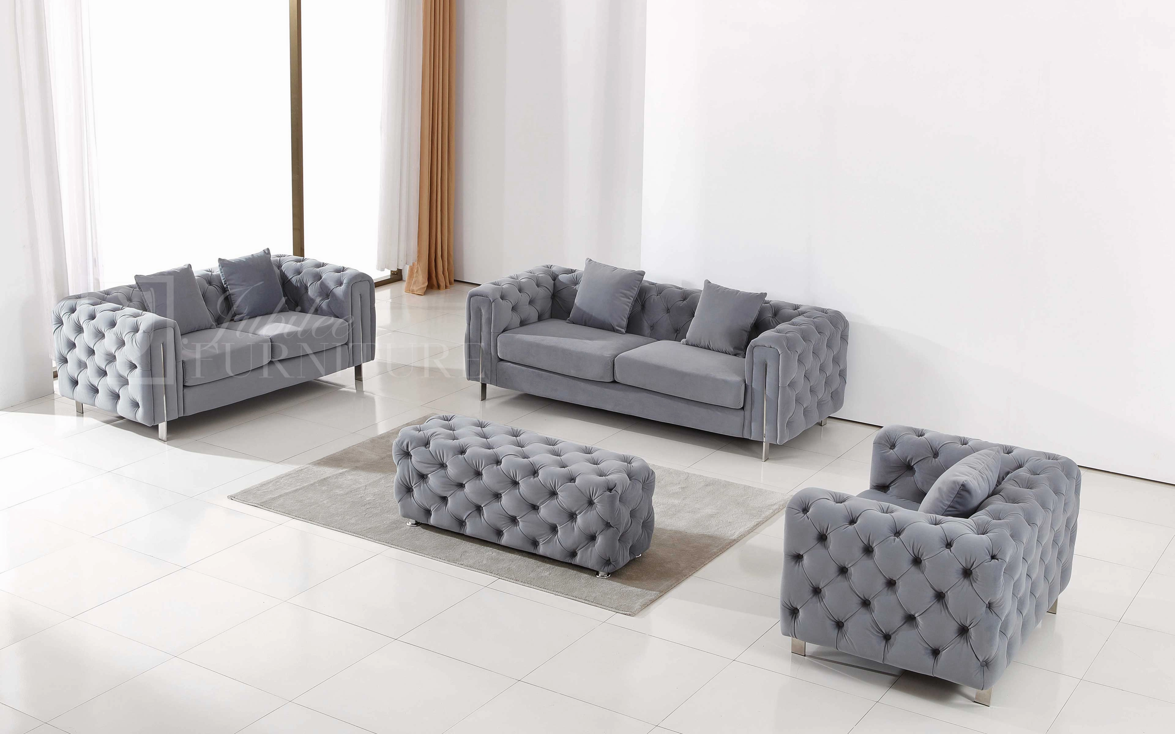 Mayulay Tufted Sofa Set