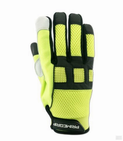 MEERKAT GOAT GRAIN HI-VIS MECHANICS GLOVE - XL