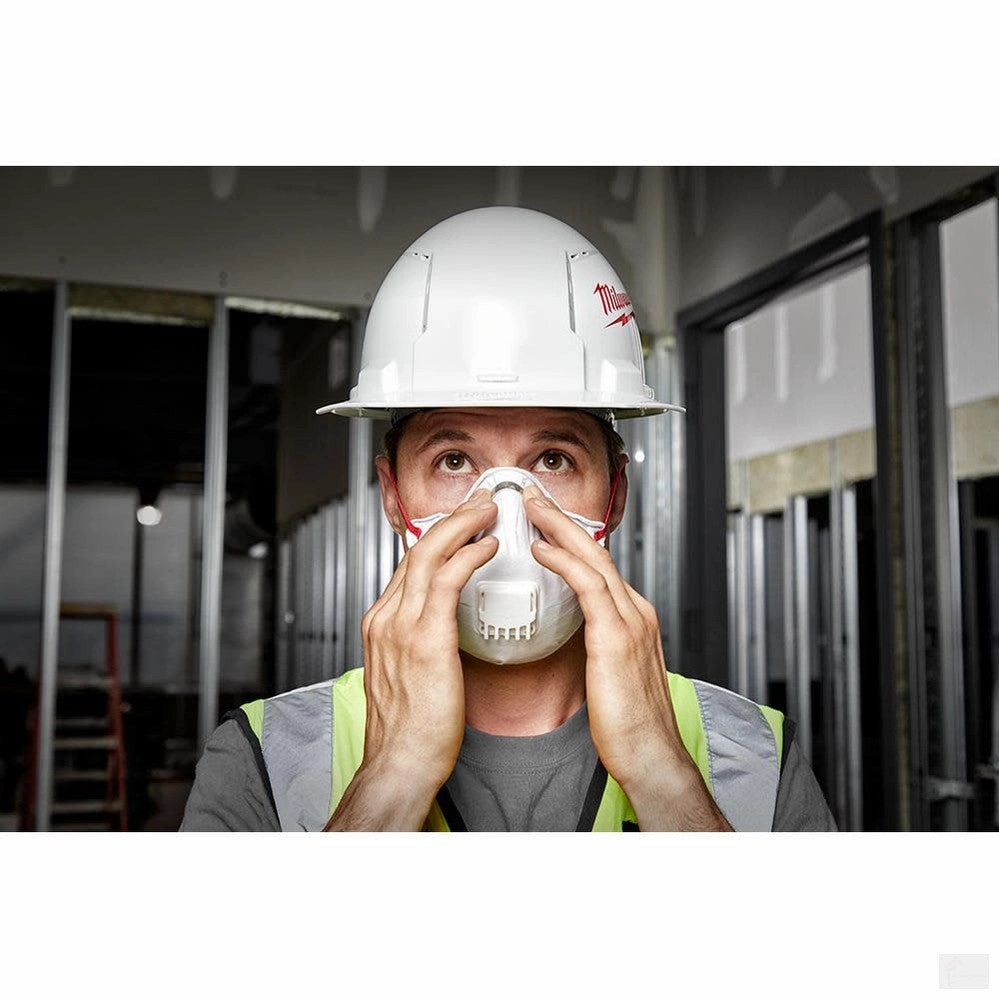 MILWAUKEE 10pk N95 Valved Respirator with Gasket [48-73-4004]