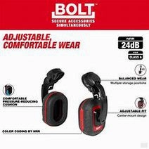 Milwaukee BOLT Earmuffs with Noise Reduction Rating of 24 dB 48-73-3250