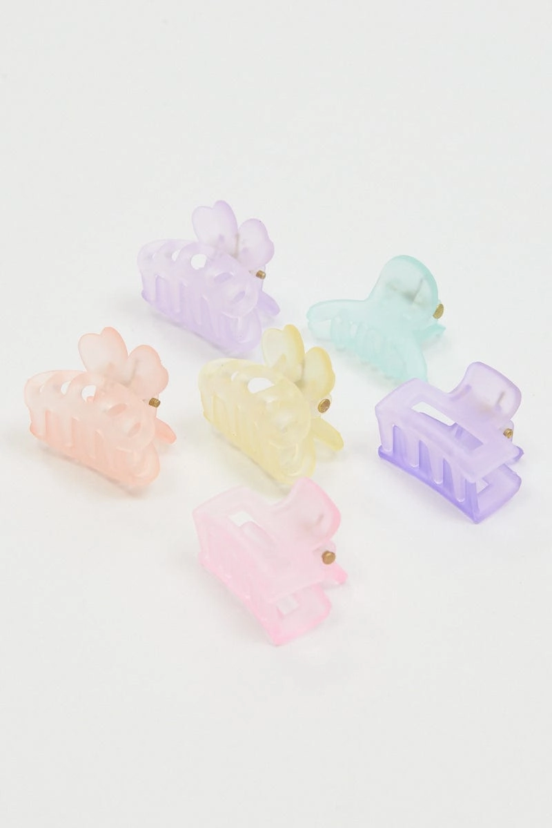 Multi 9 Pack Mixed and Matched Claw Clips