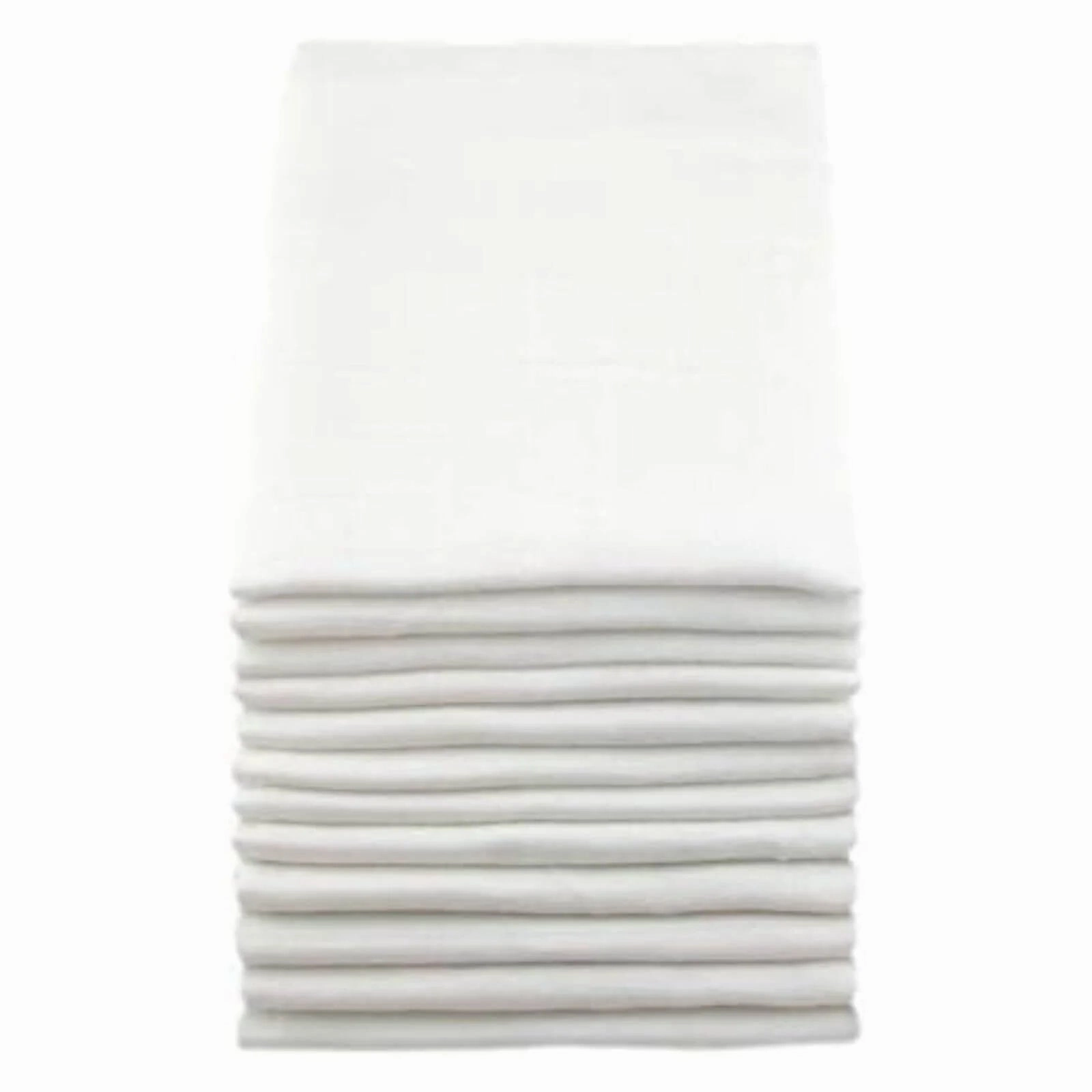 MuslinZ 12 Pack Muslin Squares 70x70cm - White