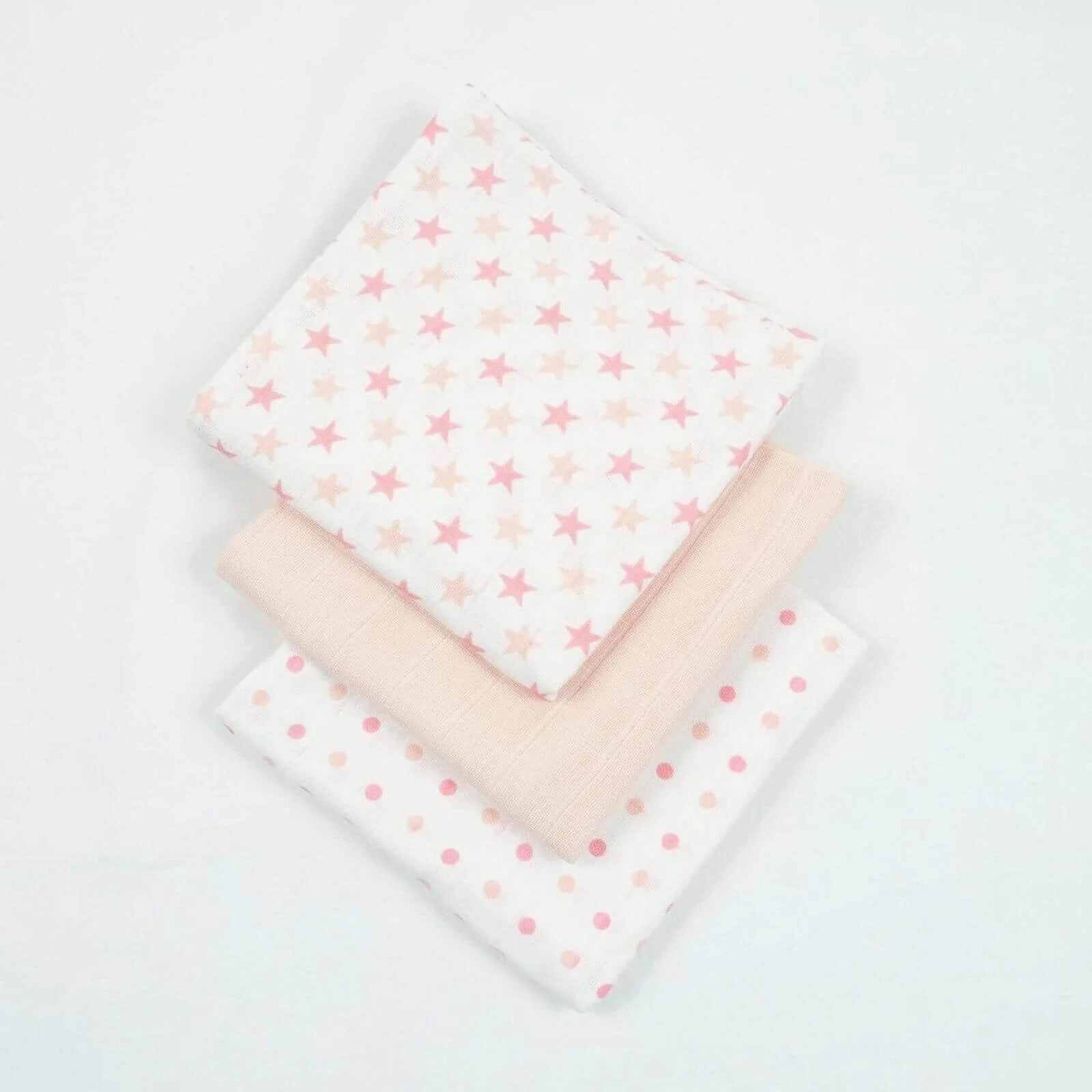 MuslinZ 6 Pack Muslin Squares 70x70cm - Pink