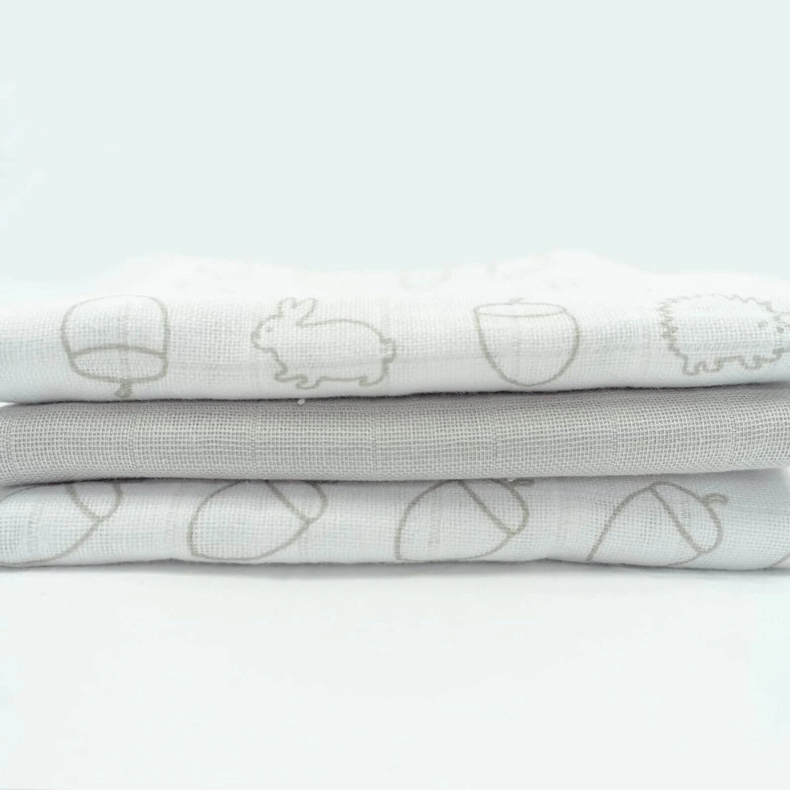 MuslinZ Muslin Squares 70x70cm 6 pcs - Woodland