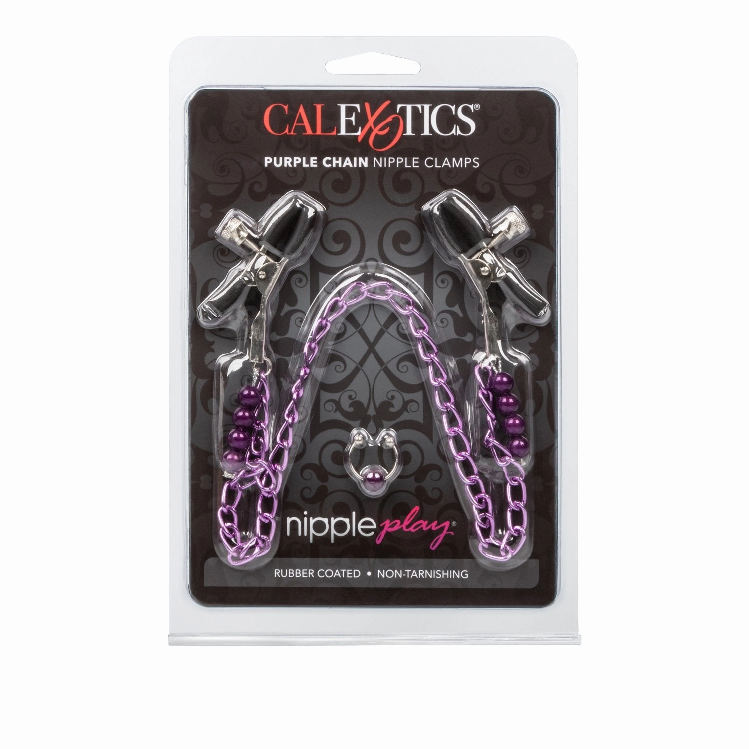 Nipple Play Purple Chain Nipple Clamps