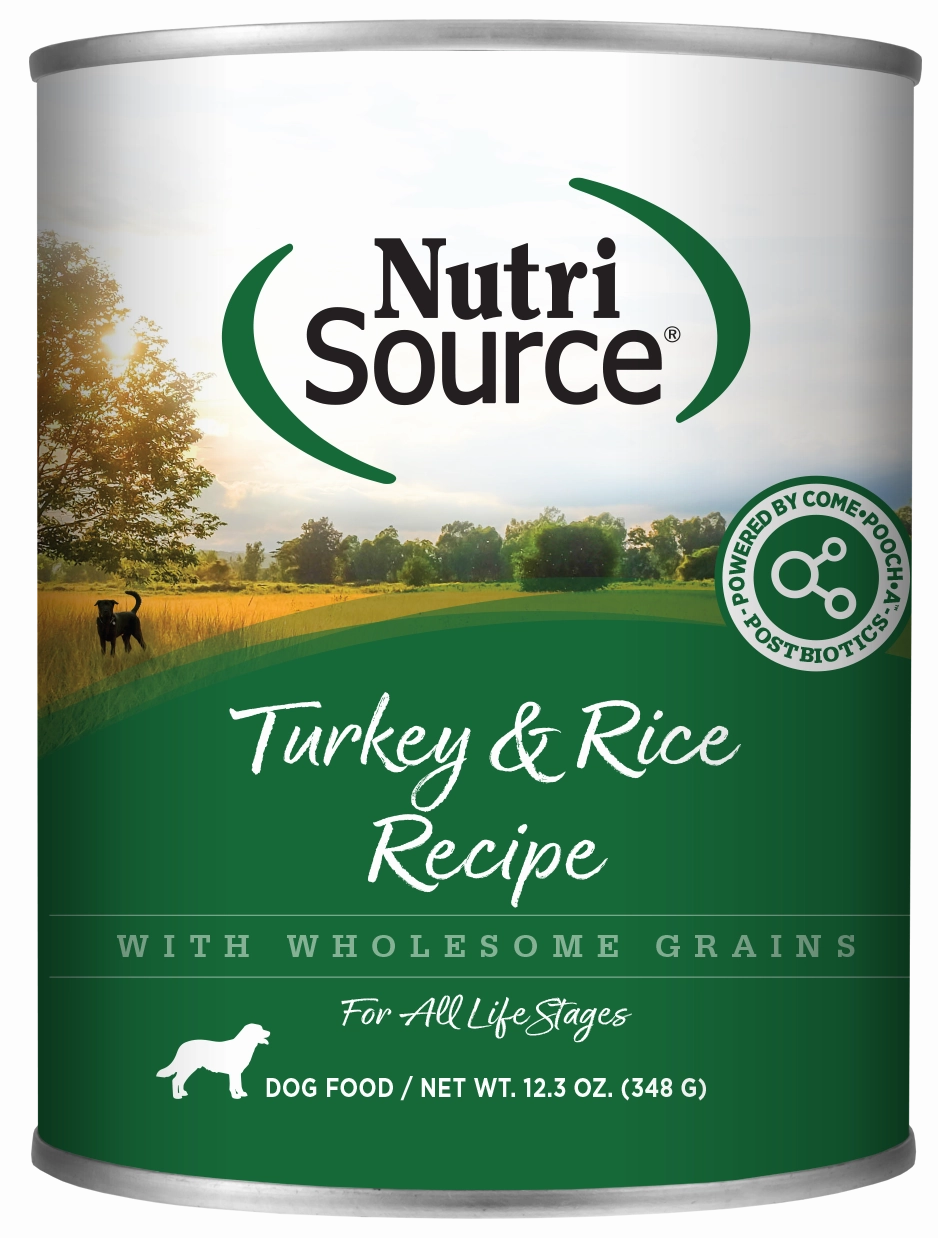 Nutrisource Adult Turkey and Rice Canned Dog Food