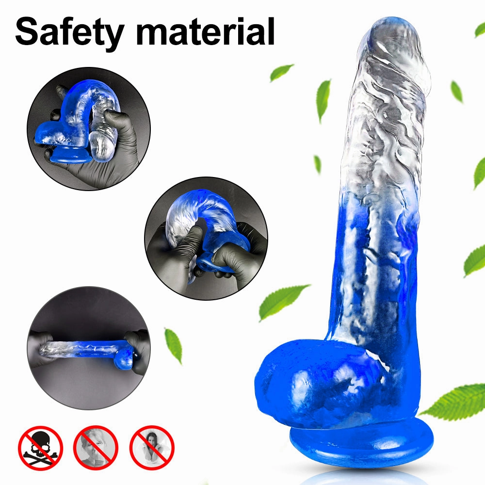 Orgasman-Realistic Dildo With Suction Cup Huge Jelly Big Penis Dick