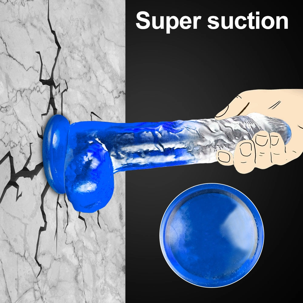 Orgasman-Realistic Dildo With Suction Cup Huge Jelly Big Penis Dick