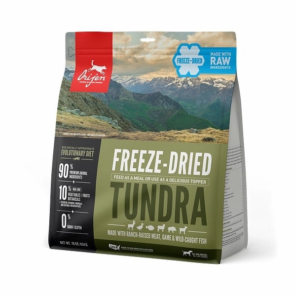 ORIJEN Grain Free Tundra Adult Freeze Dried Dog Food