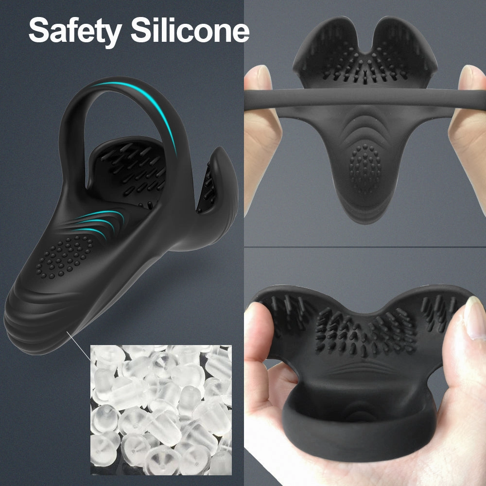 Penis Ring with Prostate and Ball Vibrator for Stronger Erections R3