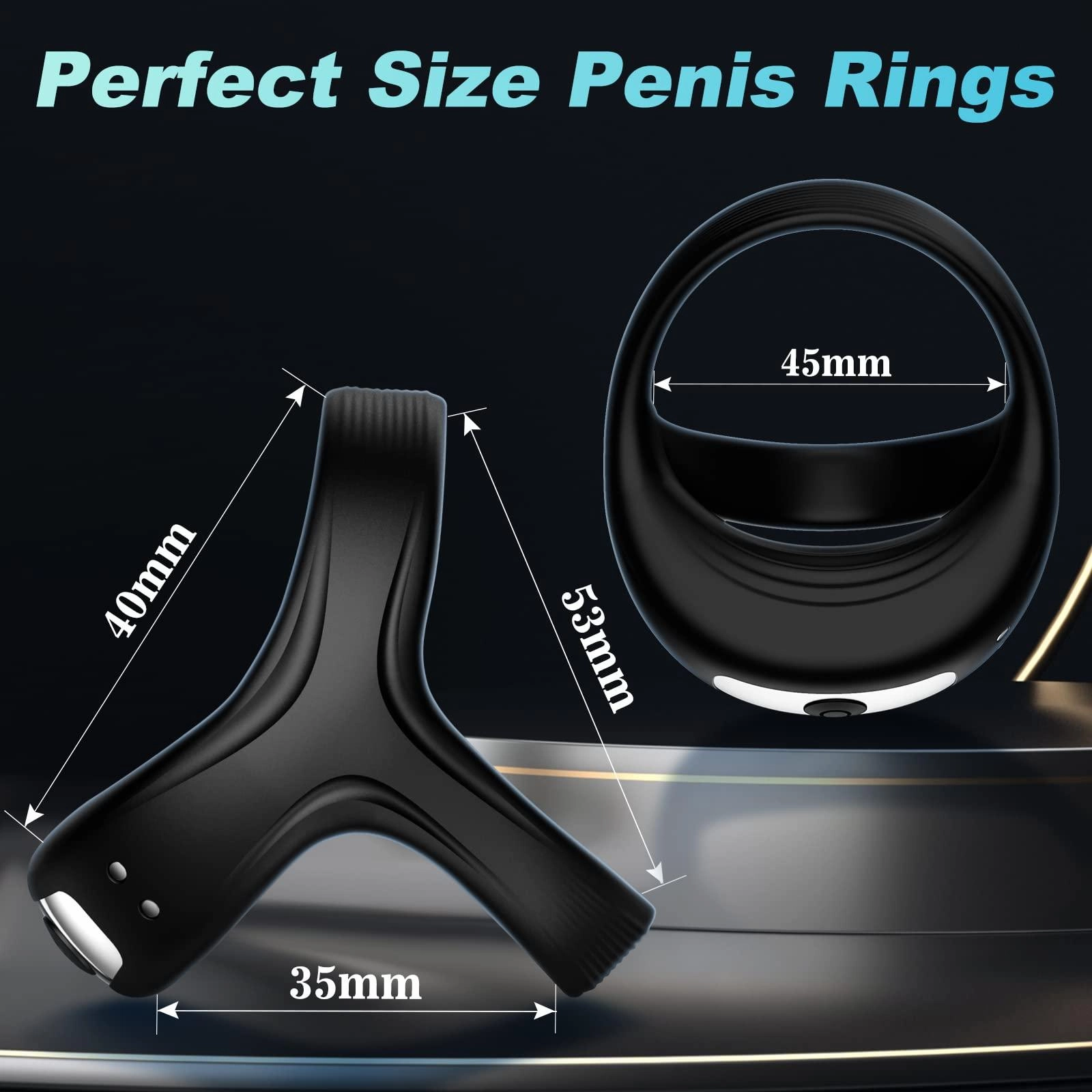 Penis Vibrator Cock Ring for Man Delay Ejaculation Sex Toys for Men Couple Rings Penis Ring Toys for Adults 18