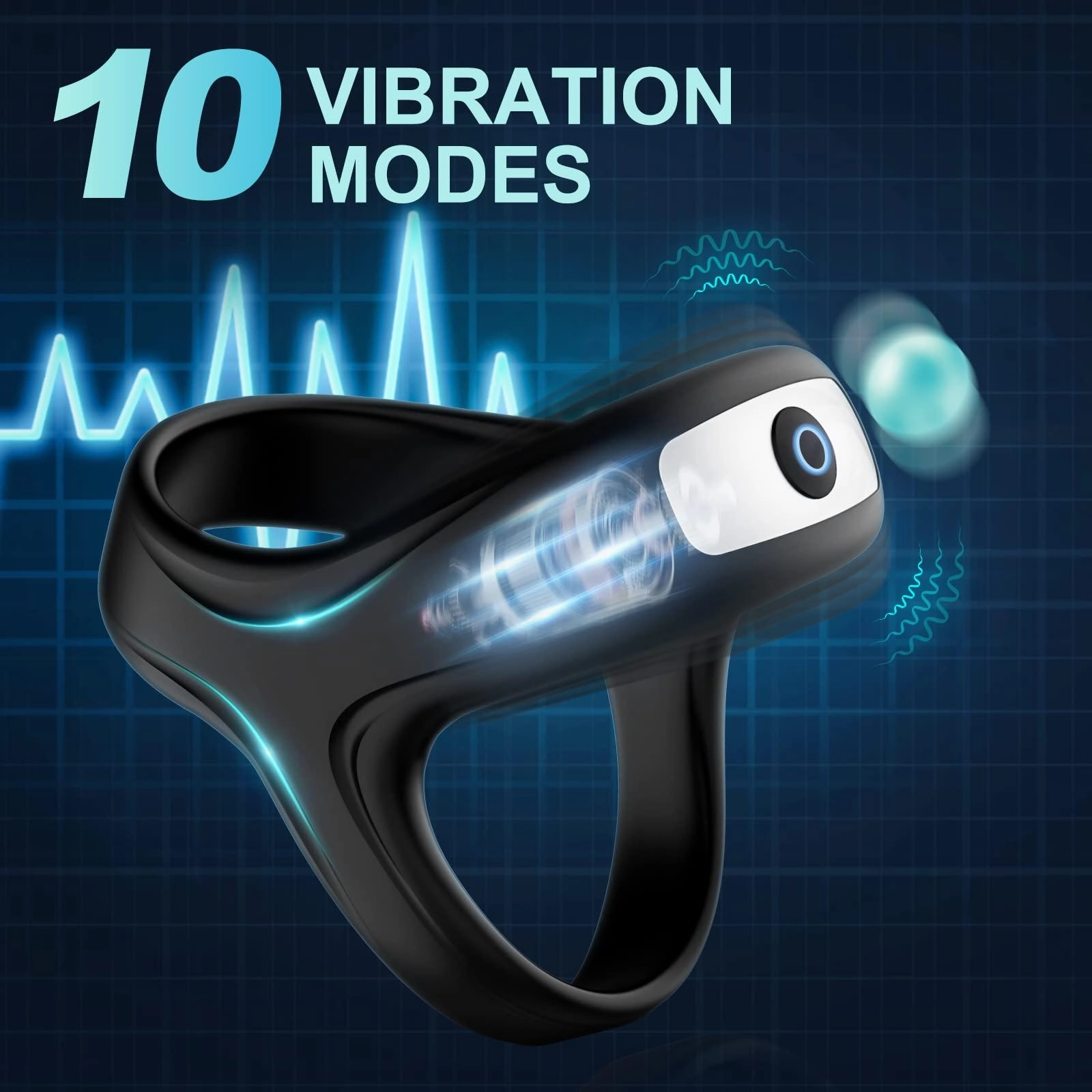 Penis Vibrator Cock Ring for Man Delay Ejaculation Sex Toys for Men Couple Rings Penis Ring Toys for Adults 18