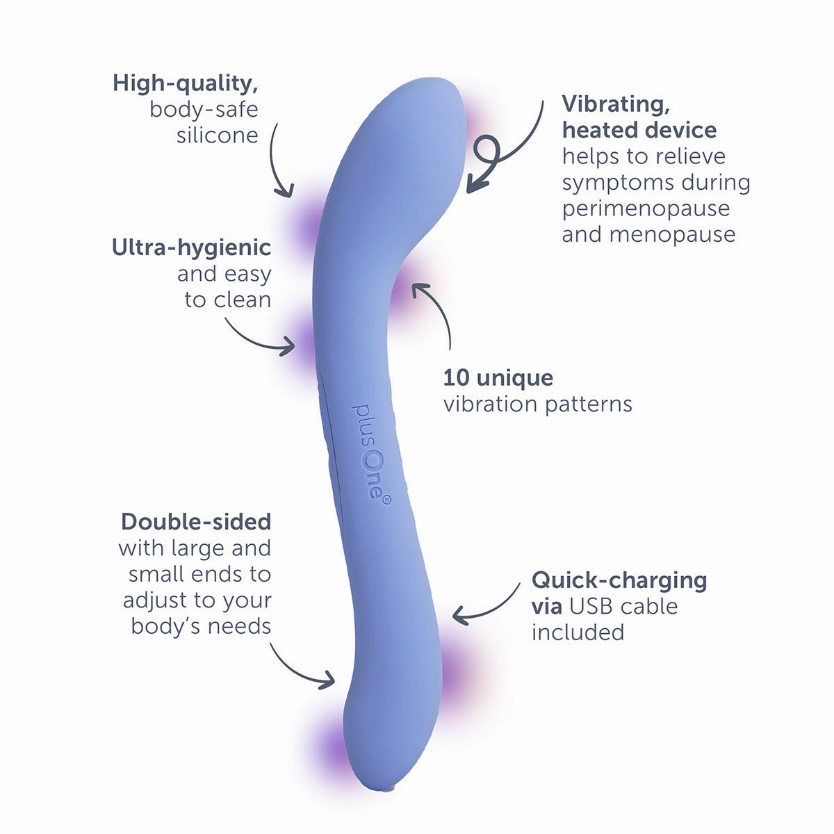plusOne® menopause massager