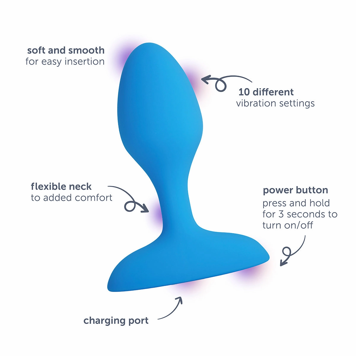 plusOne® vibrating plug