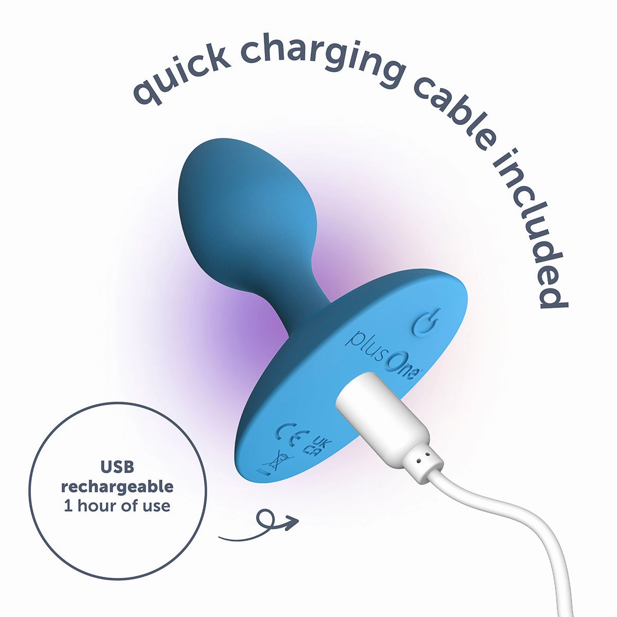 plusOne® vibrating plug
