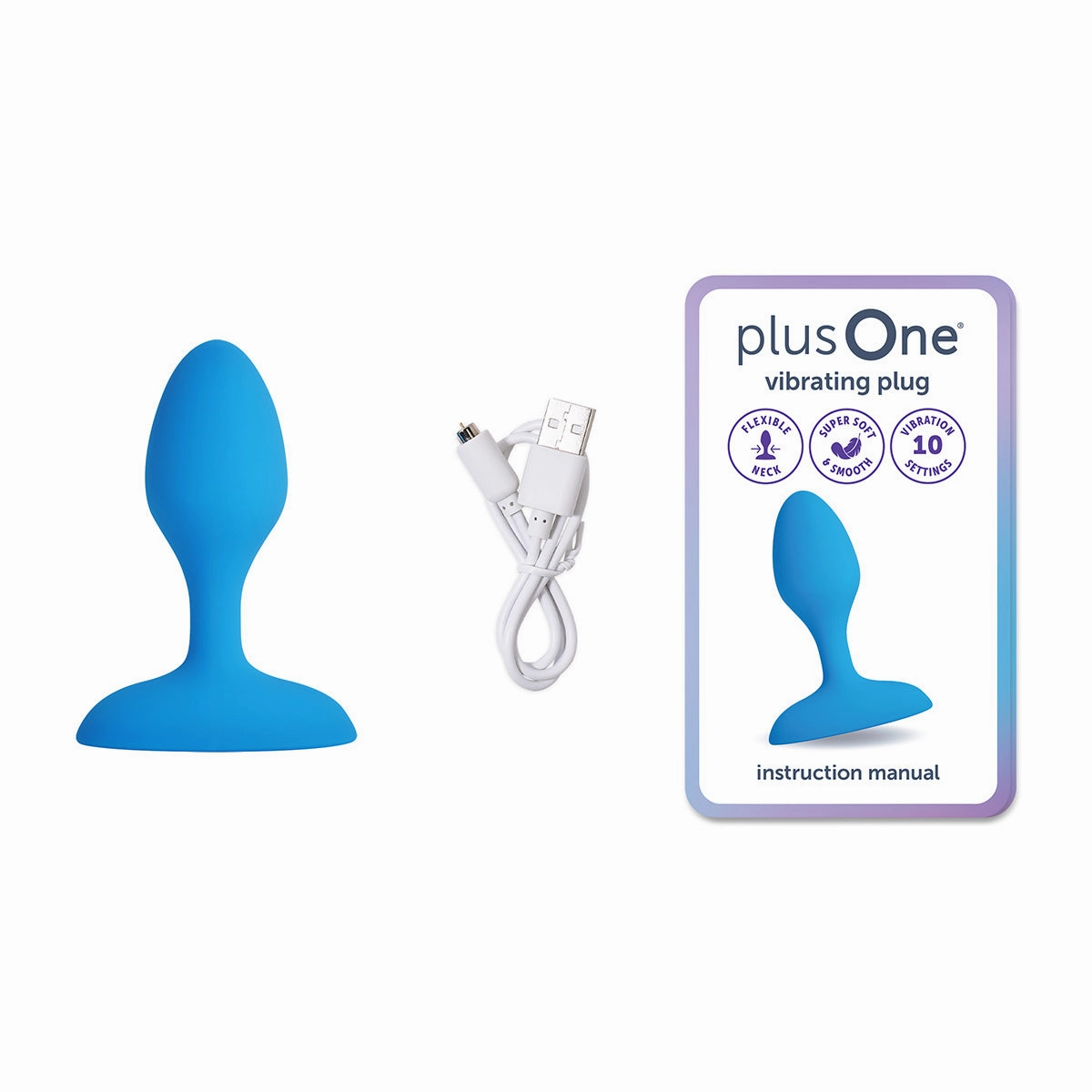 plusOne® vibrating plug