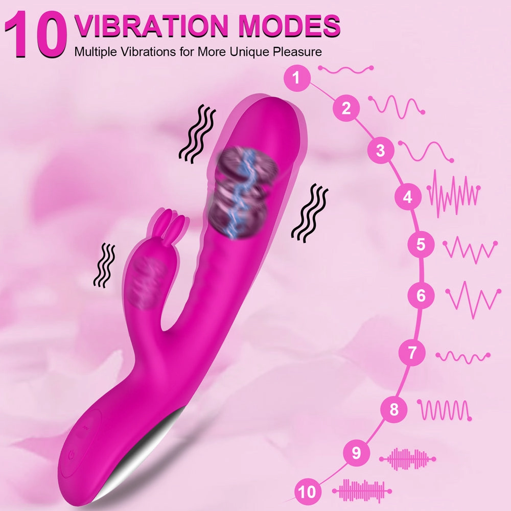 Powerful Rabbit Vibrator Female G Spot Clitoris Stimulator Masturbator Massager