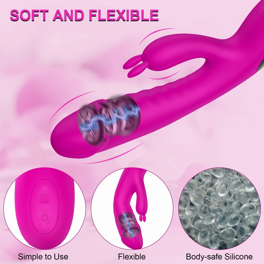 Powerful Rabbit Vibrator Female G Spot Clitoris Stimulator Masturbator Massager