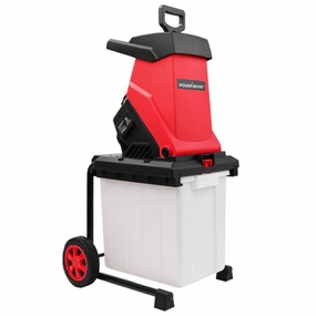 Powersmart PS12A 15Amp Electric Wood Chipper Leaf Mulcher w/ Collection Bin PS12A