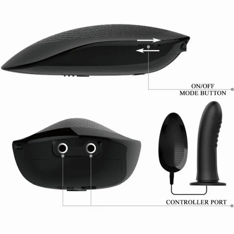 Pretty Love – Myron Vibrating Strap On and Hollow Dildo