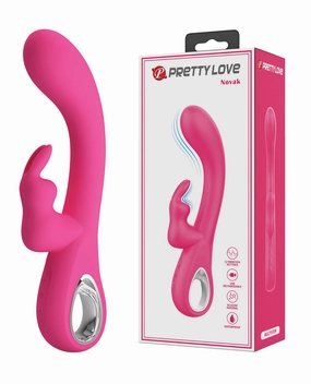 Pretty Love Novak Handle Rabbit with Bunny - Pink