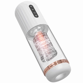 Quusvik 10-Frequency Rotating & Retractable Male Masturbator