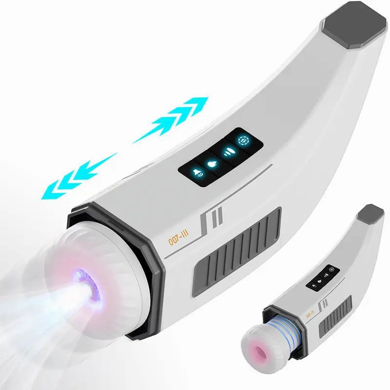 Quusvik 4D Smart Swivel Penis Clamp with True Sound Licking Feature - Male Masturbation Cup