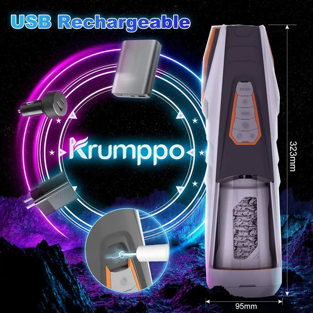 Quusvik Automatic Masturbator Cup for Men - Erotic Male Sex Toy