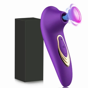 Quusvik Clitoral & G-Spot Suction Vibrator for Women - Nipple Stimulator