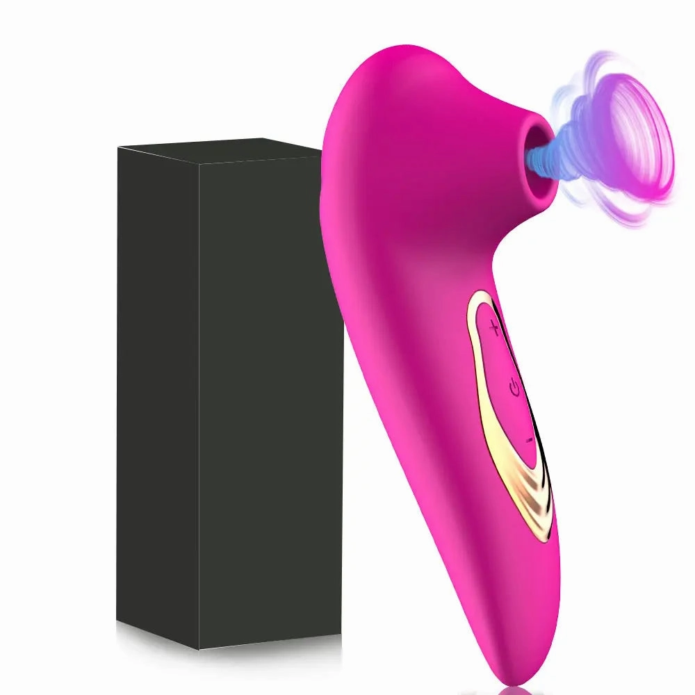 Quusvik Clitoral & G-Spot Suction Vibrator for Women - Nipple Stimulator