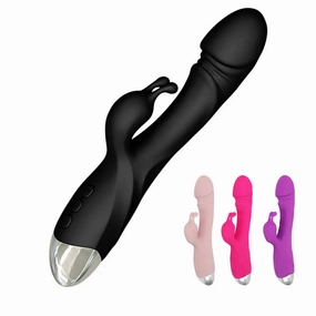 Quusvik Dual Stimulator Rabbit Vibrator for Women - G Spot & Clitoral Massage